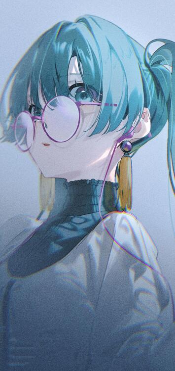 蓝色