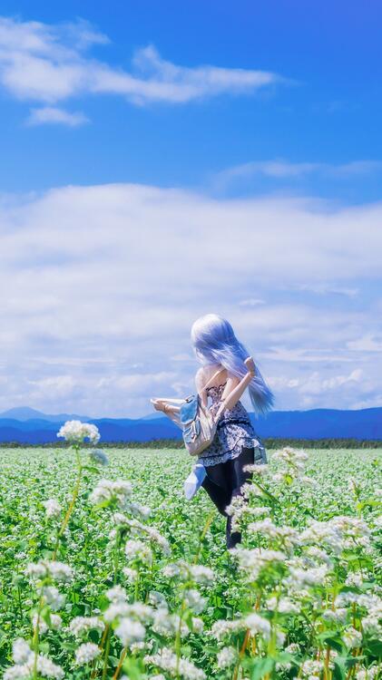藍色