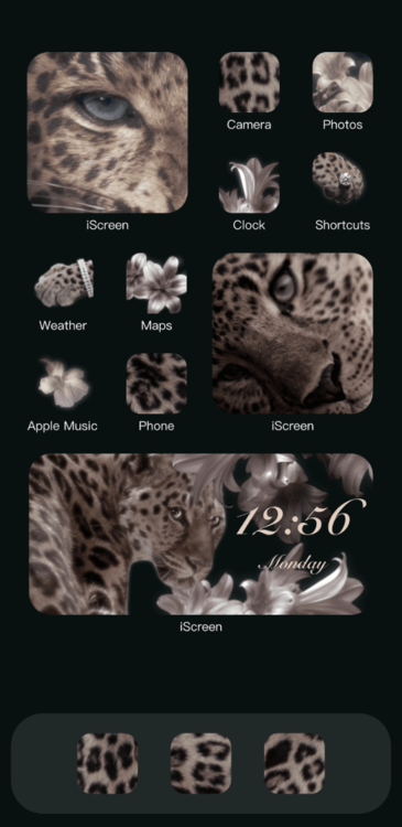 Tema Sepia Leopard Hues