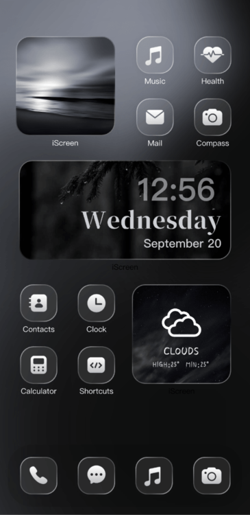 Home Screen Gallery Black Mist