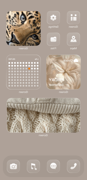 Home Screen Gallery Milk Coffee Fluff