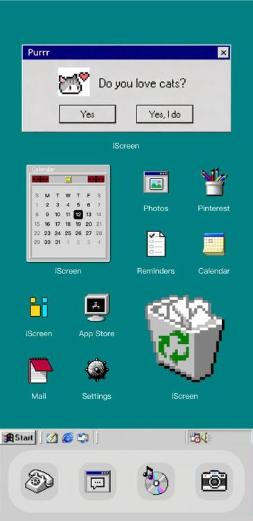 Home Screen Gallery Retro Computer