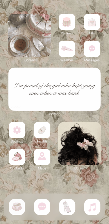 Home Screen Gallery Swan Flower Realm