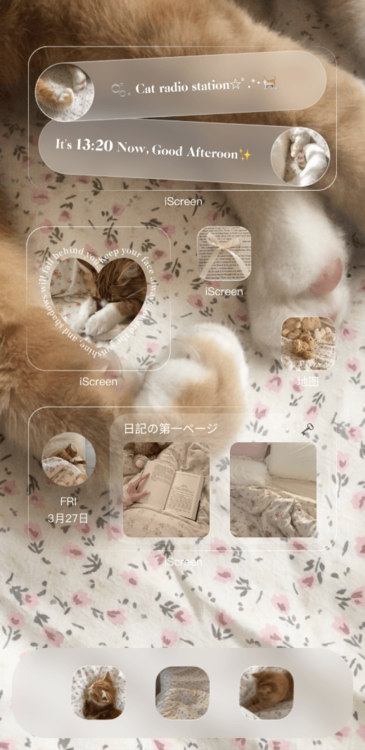 Home Screen Gallery 慵懒小猫