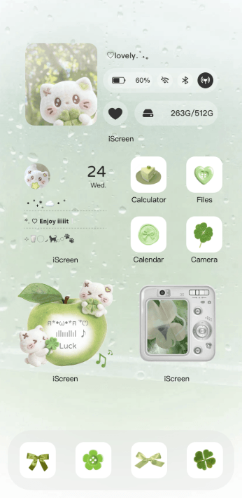 Home Screen Gallery Korean-style Clover