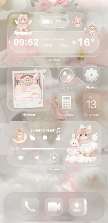 Home Screen Gallery Healing Pink Mist