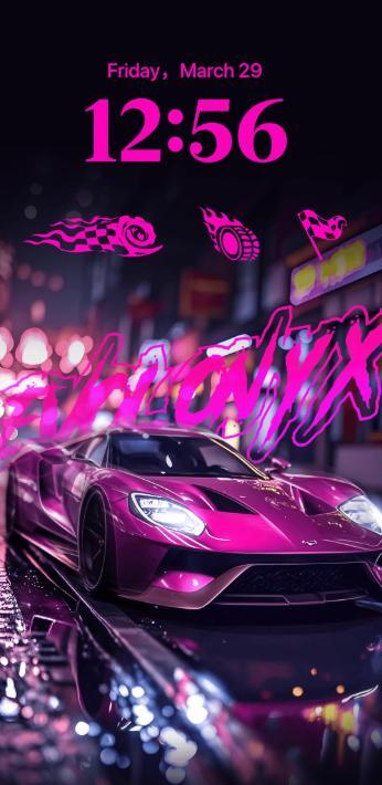 Home Screen Gallery Neon Racing