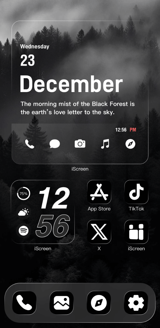 Theme Misty Black Forest