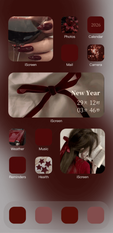 Tema Crimson New Year