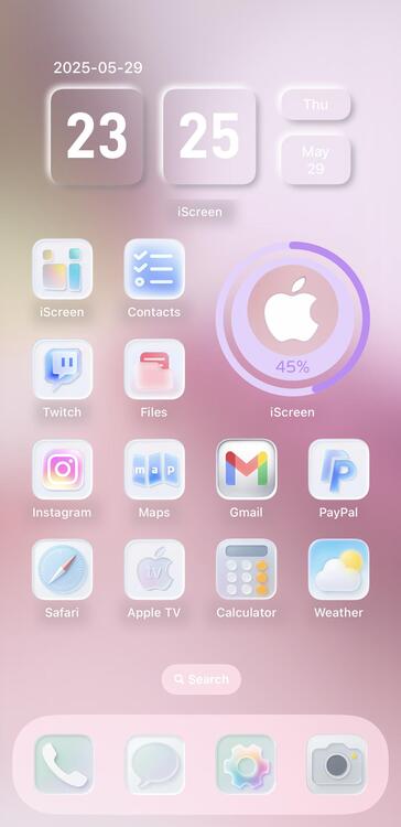 Tema iOS26 Purple