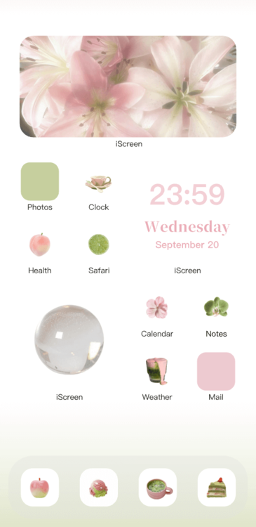 Theme Pink & Green