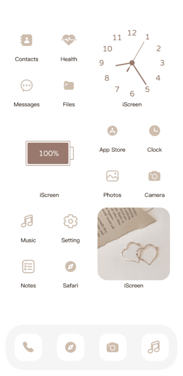Tema Minimal Beige