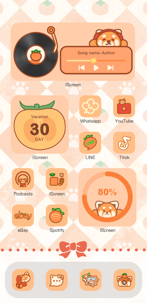 Theme Autumn Raccoon