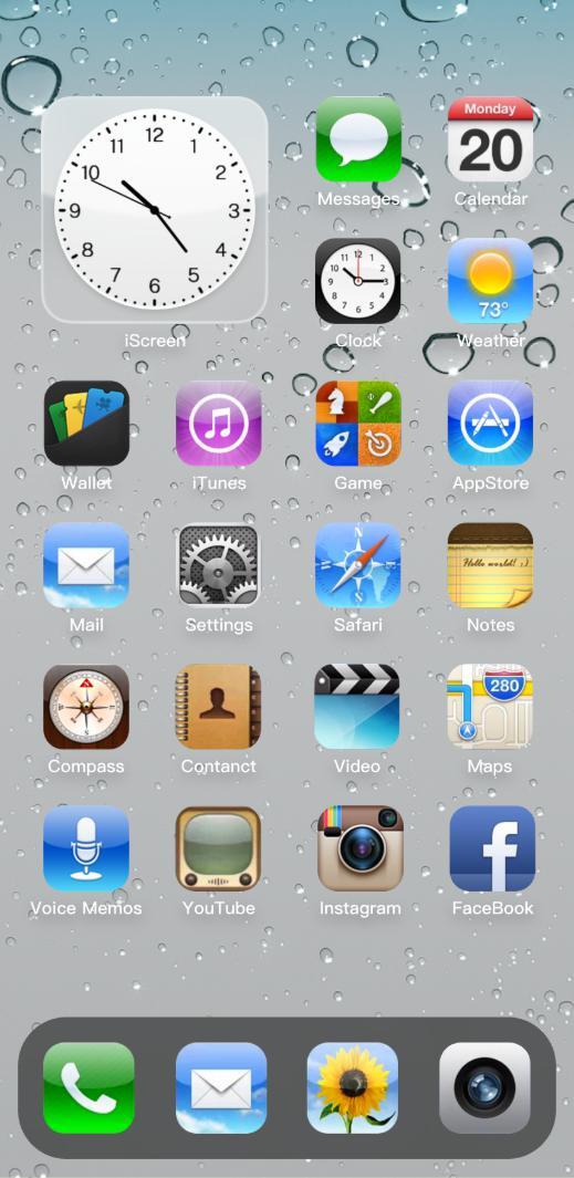 Theme Raindrops