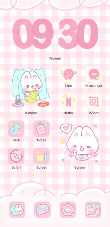 Tema Cute iBunny