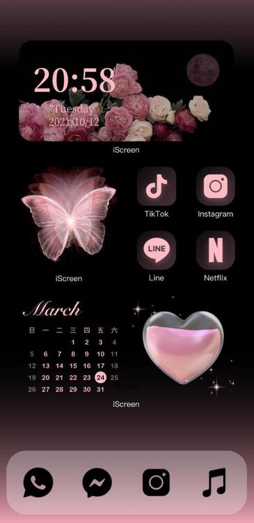 Tema Noir Pink