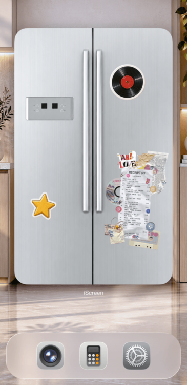 Home Screen Gallery Colorful Fridge