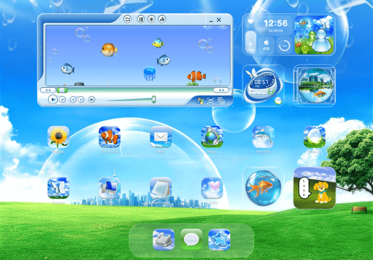 Home Screen Gallery Frutiger Aero