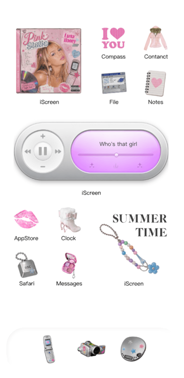 Home Screen Gallery Y2K Retro