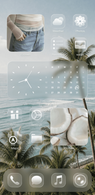 Home Screen Gallery Coconut Island Breeze