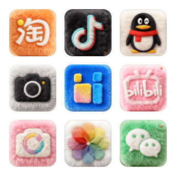图标毛绒暖冬