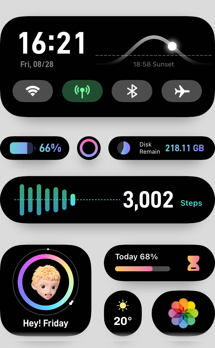 iOS 27 Dynamic Panel widget for iPhone