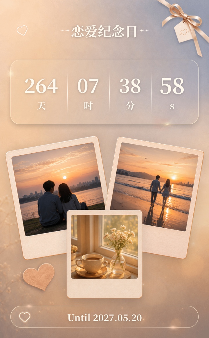 iOS 27 Countdown Album widget for iPhone