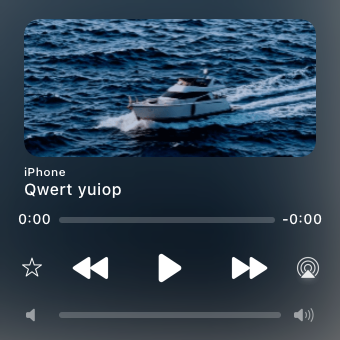 Widget Music Player