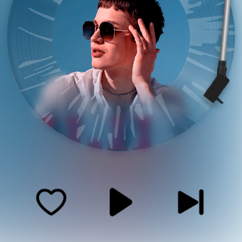 Widget 音楽プレーヤー