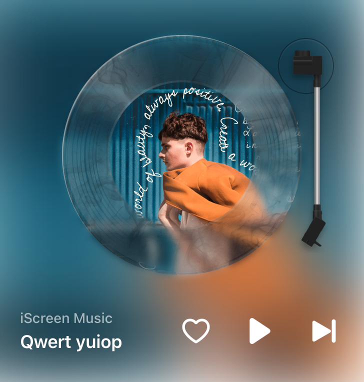 Widget 音楽プレーヤー