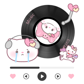 Widget EMO听歌小猫