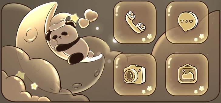 Widget 软萌发光