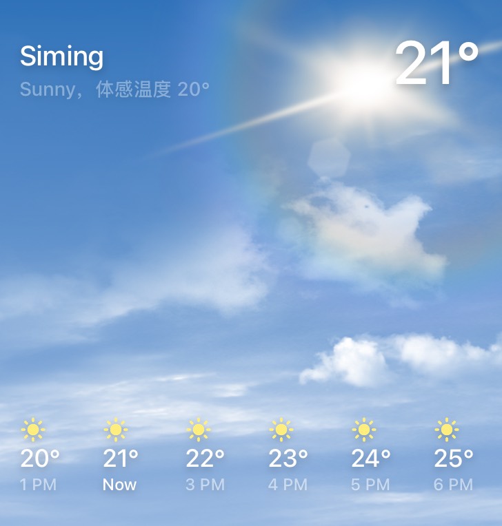 Widget Real weather