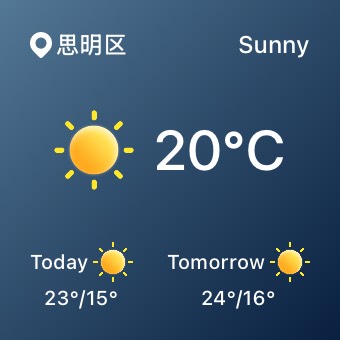 Widget Weather