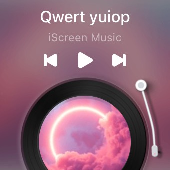 Widget Music Player