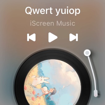 Widget 音乐播放器