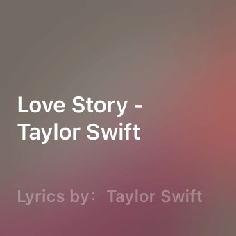 Widget Scrolling lyrics