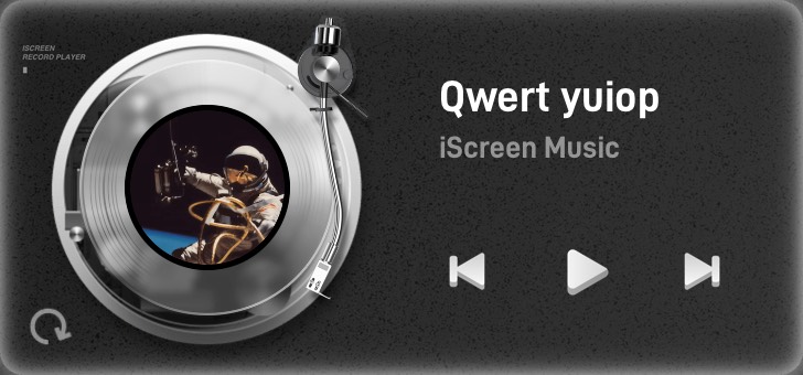 Widget 音楽プレーヤー