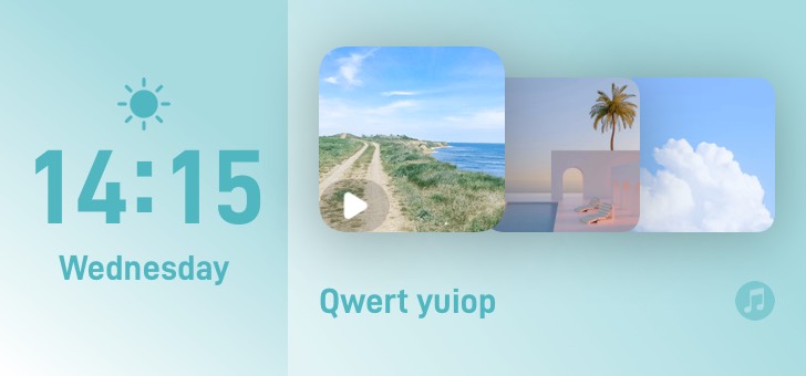 Widget 音乐播放器