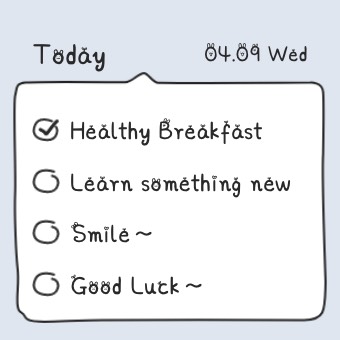 Widget To do list2.0