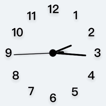 Widget Analog clock