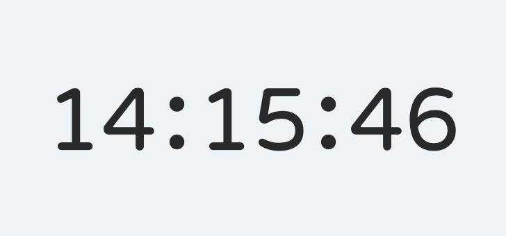 Widget ミニマリスト時計