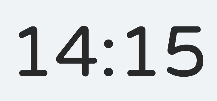 Widget 極簡時鐘