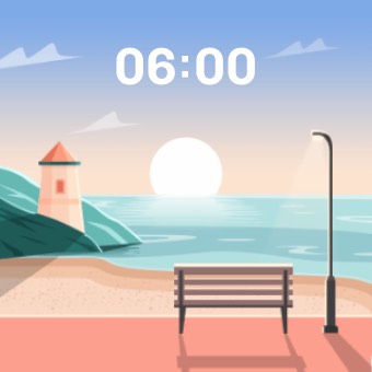 Widget Nature Clock