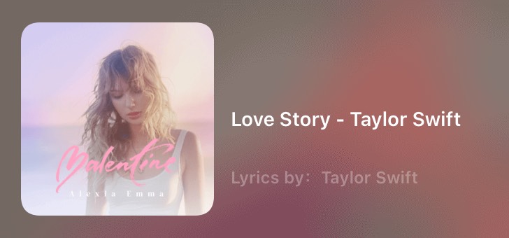 Widget Scrolling lyrics