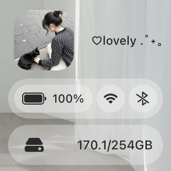 Widget ins照片面板