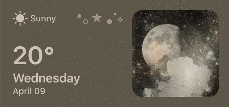 Widget Photo Weather