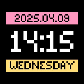 Widget 像素时钟