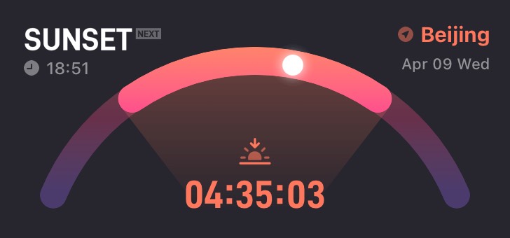 Widget Sunset