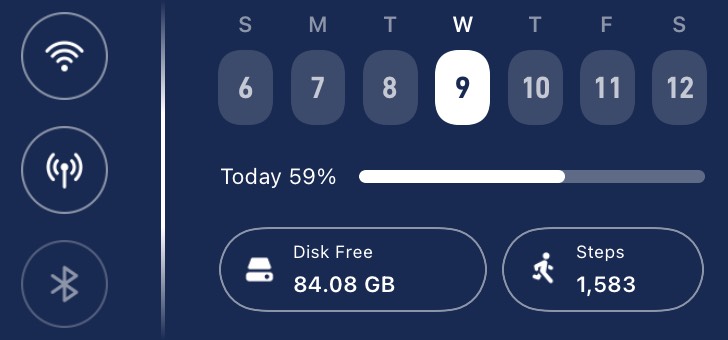 Widget Glinting Sea